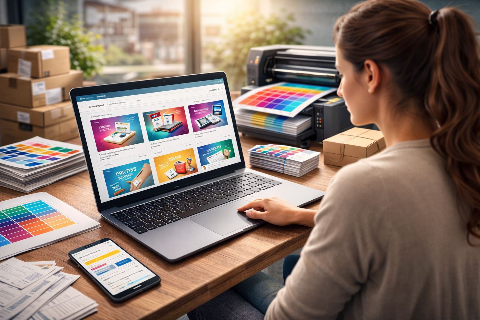 Como montar uma gráfica online e vender pela internet: guia completo para estruturar, precificar e escalar seu negócio